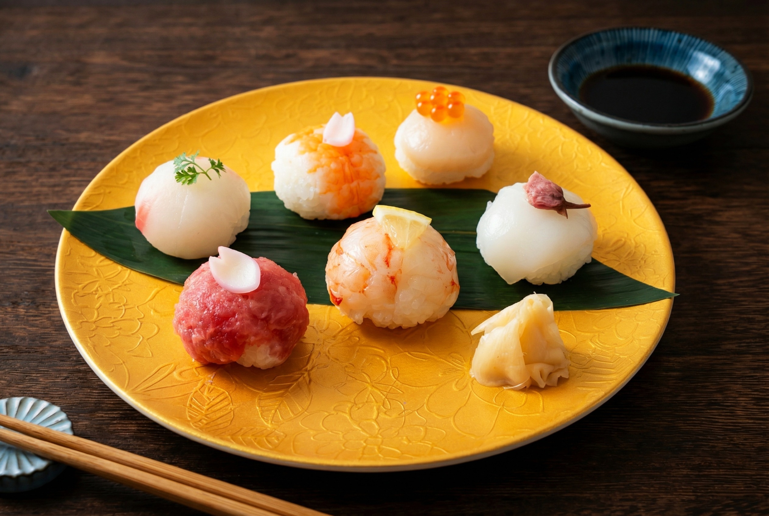 手まり寿司体験コース<br>（厳選豚肉出汁しゃぶ・抹茶付き）＊前日までの要予約