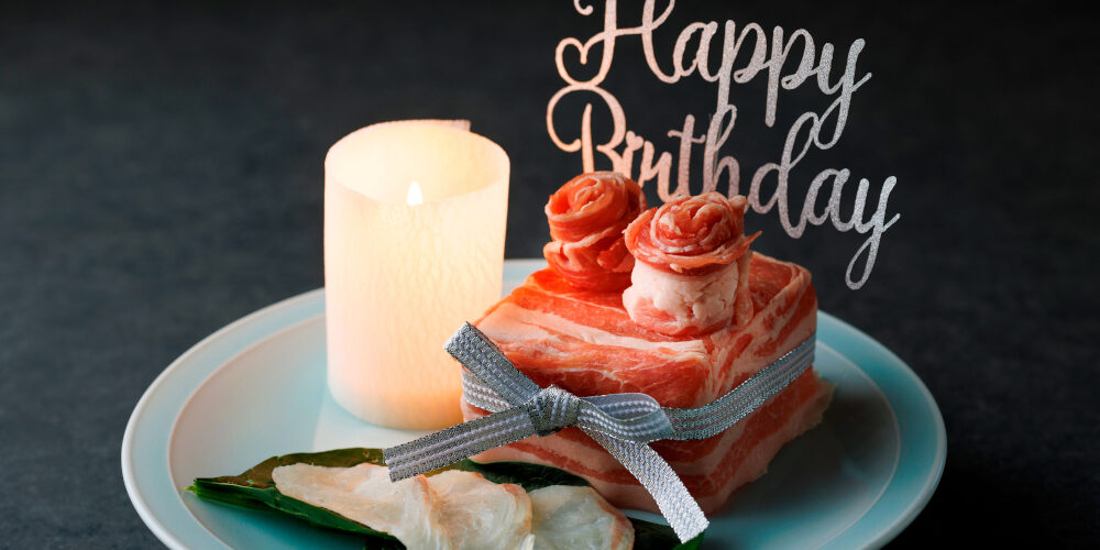 休日昼のご家族でのお祝い事に